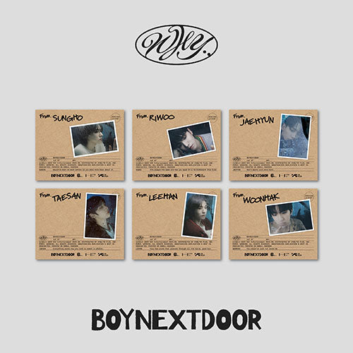 [SET] BOYNEXTDOOR - 1st EP [WHY..] [LETTER ver.]