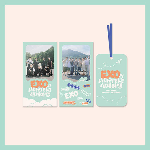 EXO - [Travel the world on EXO's ladder POP-UP STORE OFFICIAL MD] BEHIND PACKAGE [FILM BOOKMARK SET]