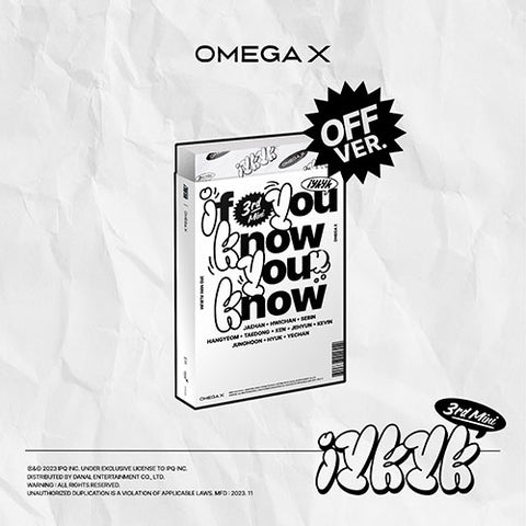 OMEGA X - 3rd Mini Album [iykyk] [OFF ver.]