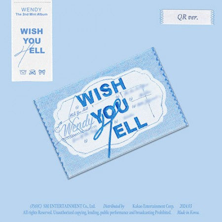 WENDY - 2nd mini album [Wish You Hell] [QR Ver. Smart Album]