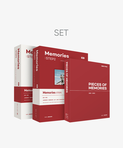 ENHYPEN - Memories : STEP 2 DIGITAL CODE + DVD + PIECES OF MEMORIES [2021-2022] SET