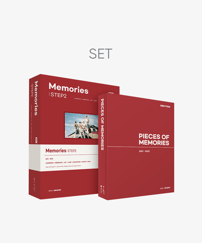 ENHYPEN - Memories : STEP 2 DIGITAL CODE + PIECES OF MEMORIES [2021-2022] SET