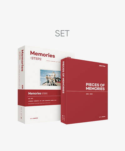 ENHYPEN - Memories : STEP 2 DVD + PIECES OF MEMORIES [2021-2022] SET
