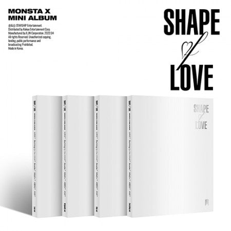 [PRE-ORDER] MONSTA X - 11TH MINI ALBUM [SHAPE of LOVE]