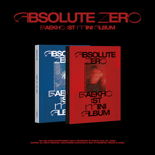 [NU'EST] BAEKHO - 1st Mini Album [Absolute Zero]  [Cover Random]