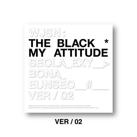 WJSN : THE BLACK - Single Album [My Attitude]