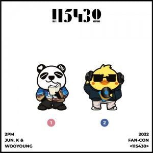 2PM - JUN.K & WOOYOUNG 2022 FAN-CON [115430] OFFICIAL GOODS [MAGNET SET]