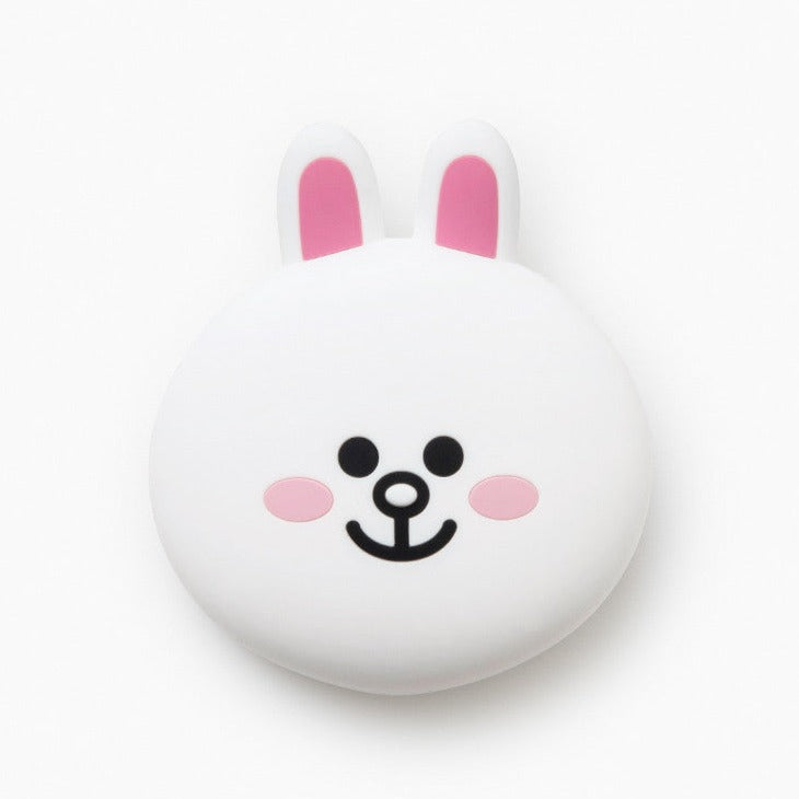 [Line Friends]  Cony Face Silicone Pouch