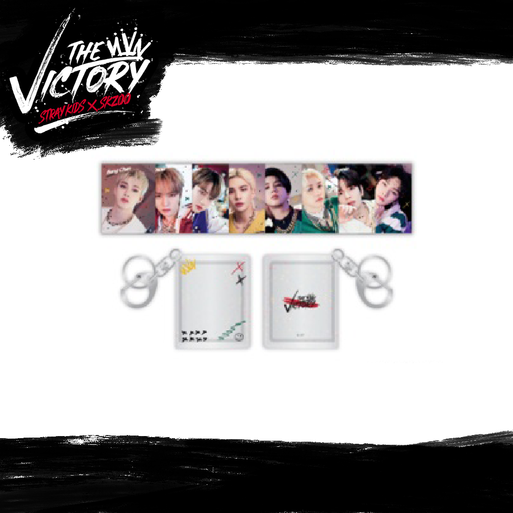 STRAY KIDS x SKZOO POP-UP STORE 'THE VICTORY' - Mini Album Keyring & Mini Photo Set